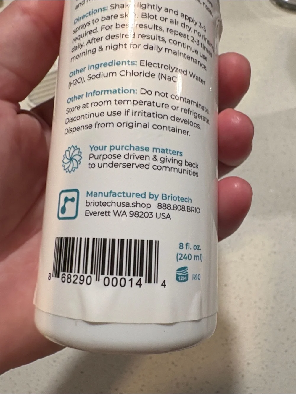 Briotech Topical Skin Spray